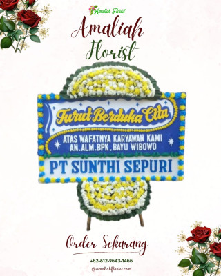 Papan Bunga Duka di Tompaso