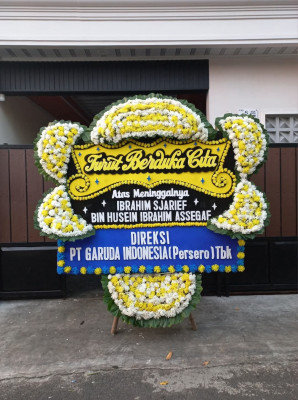 Papan Bunga Duka di Tompaso